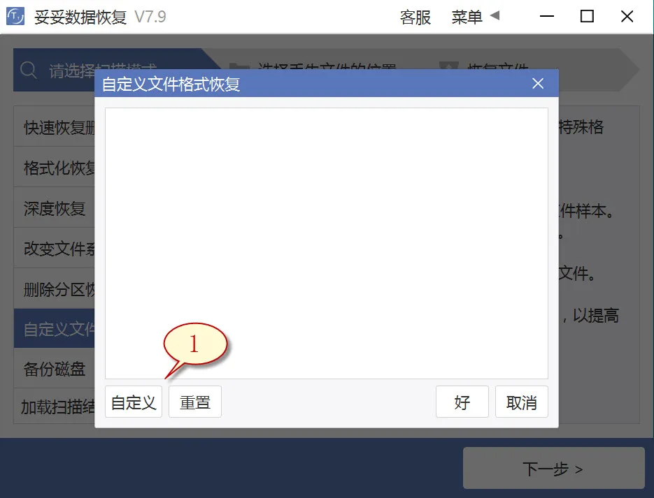 自定义文件格式恢复图片2