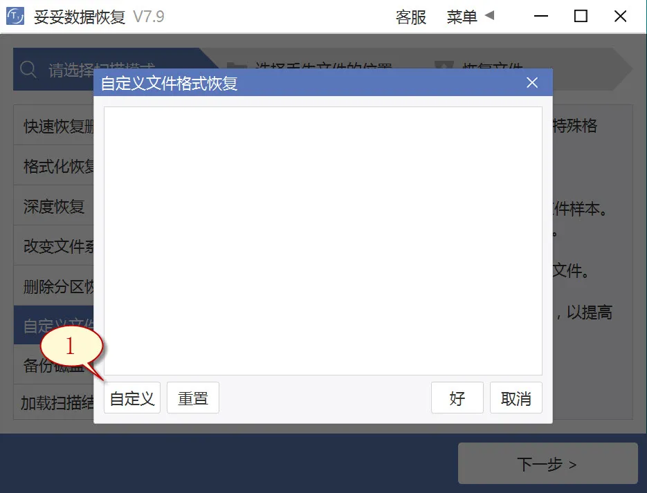 自定义文件格式恢复图片2