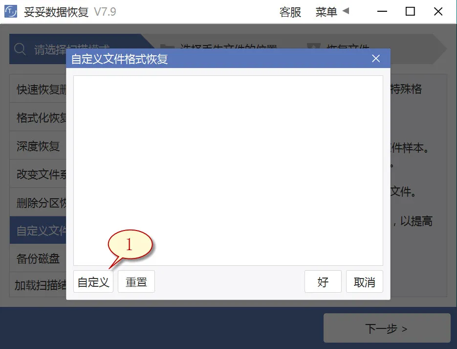 自定义文件格式恢复图片2