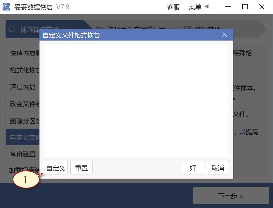 自定义文件格式恢复图片2