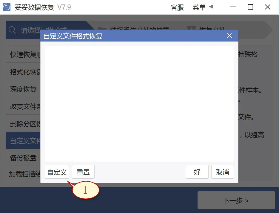 自定义文件格式恢复图片2