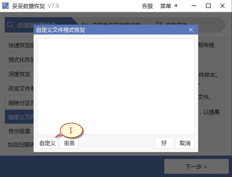 自定义文件格式恢复图片2
